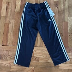NWT Adidas Kids Navy Track Pants